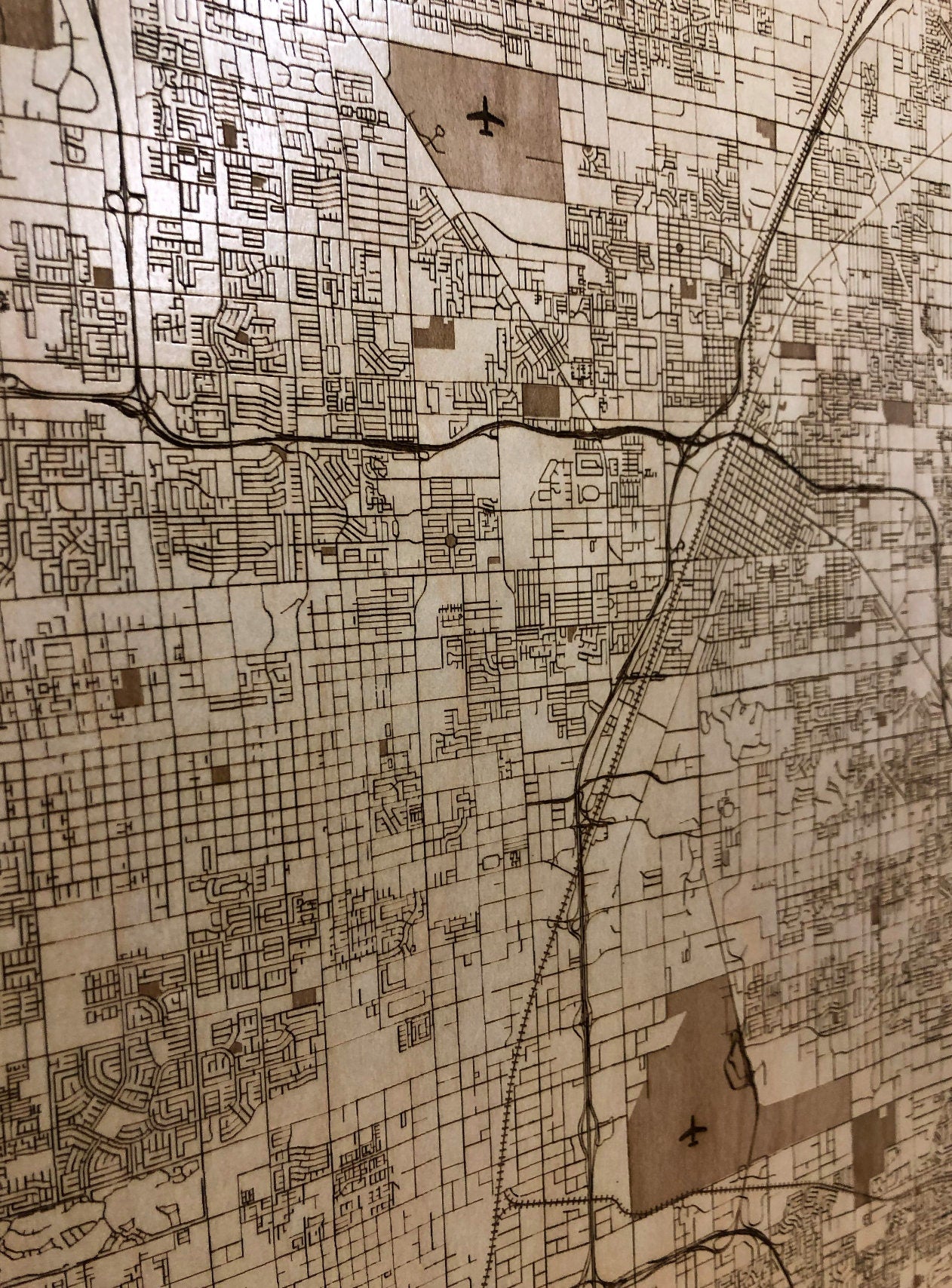 Las Vegas Wood Map