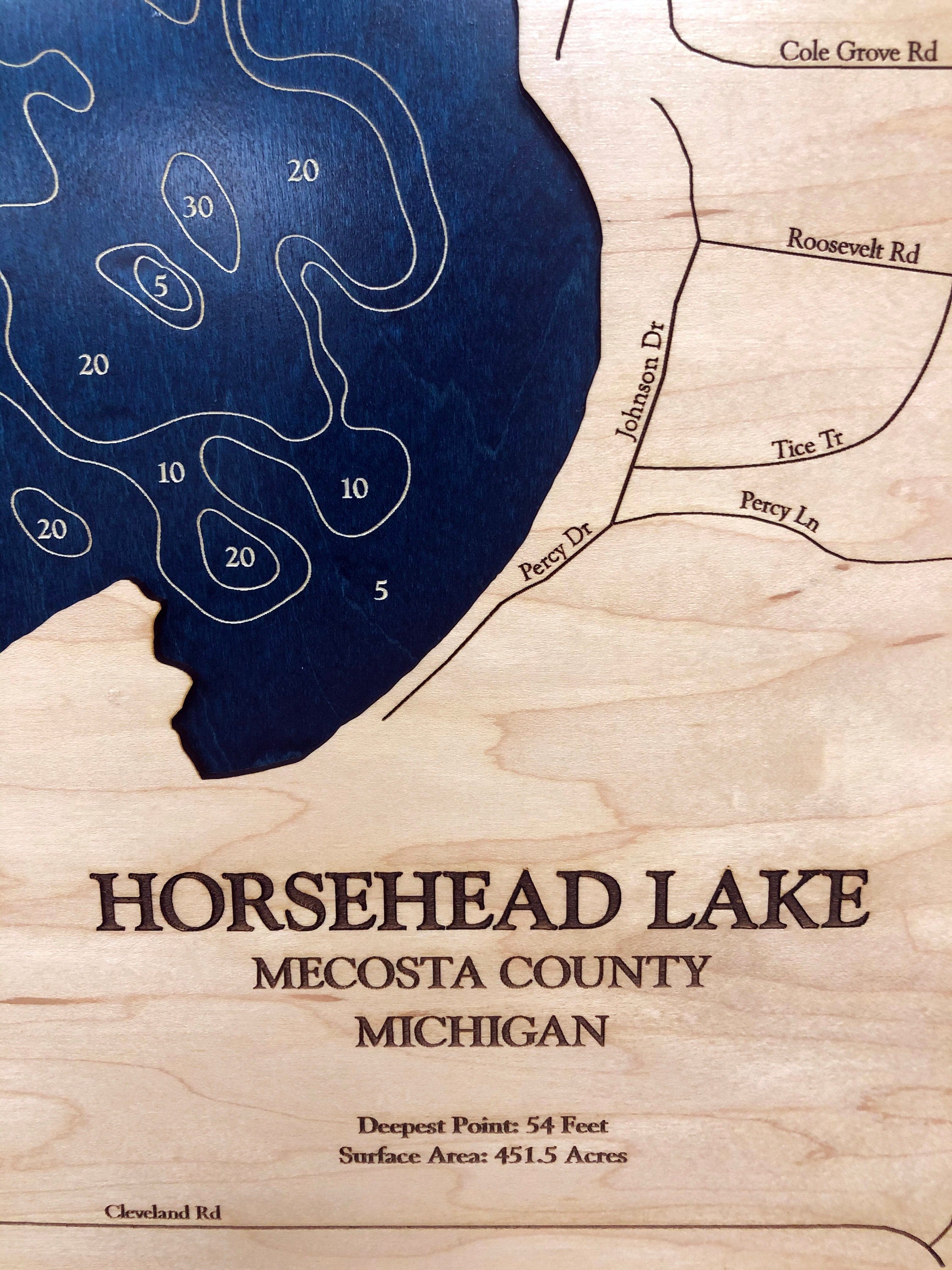 Horsehead Lake Map