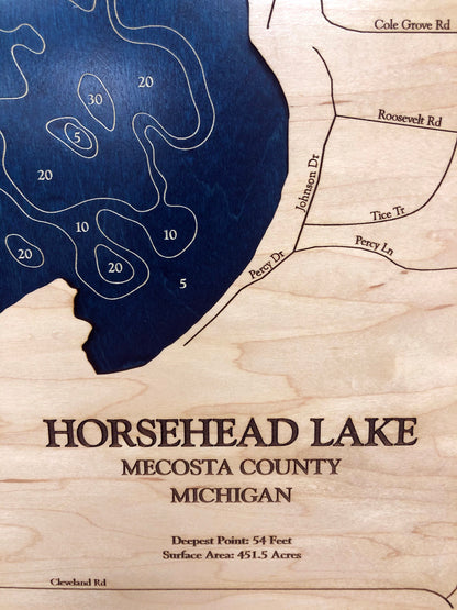 Horsehead Lake Map