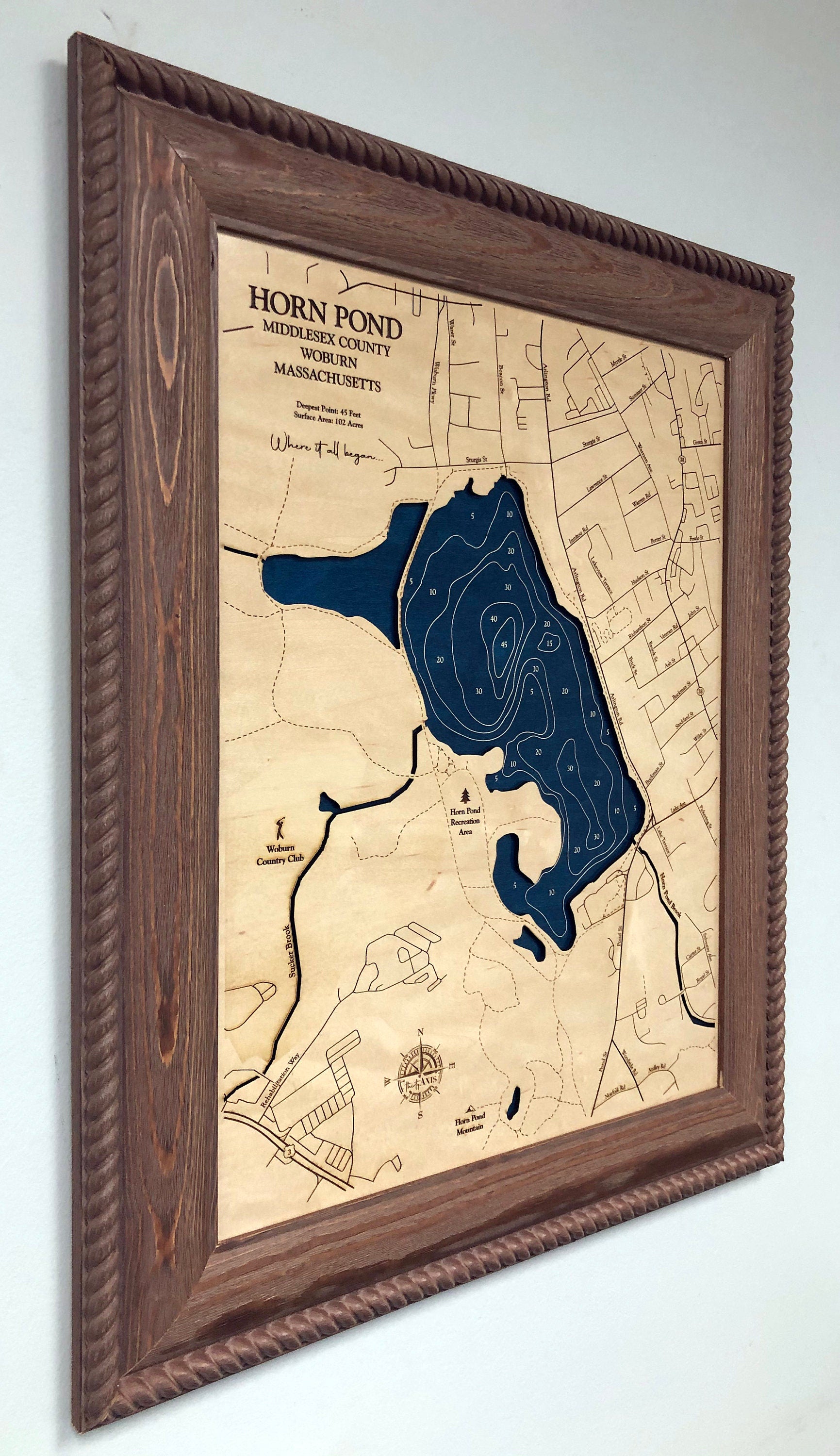 Horn Pond Map