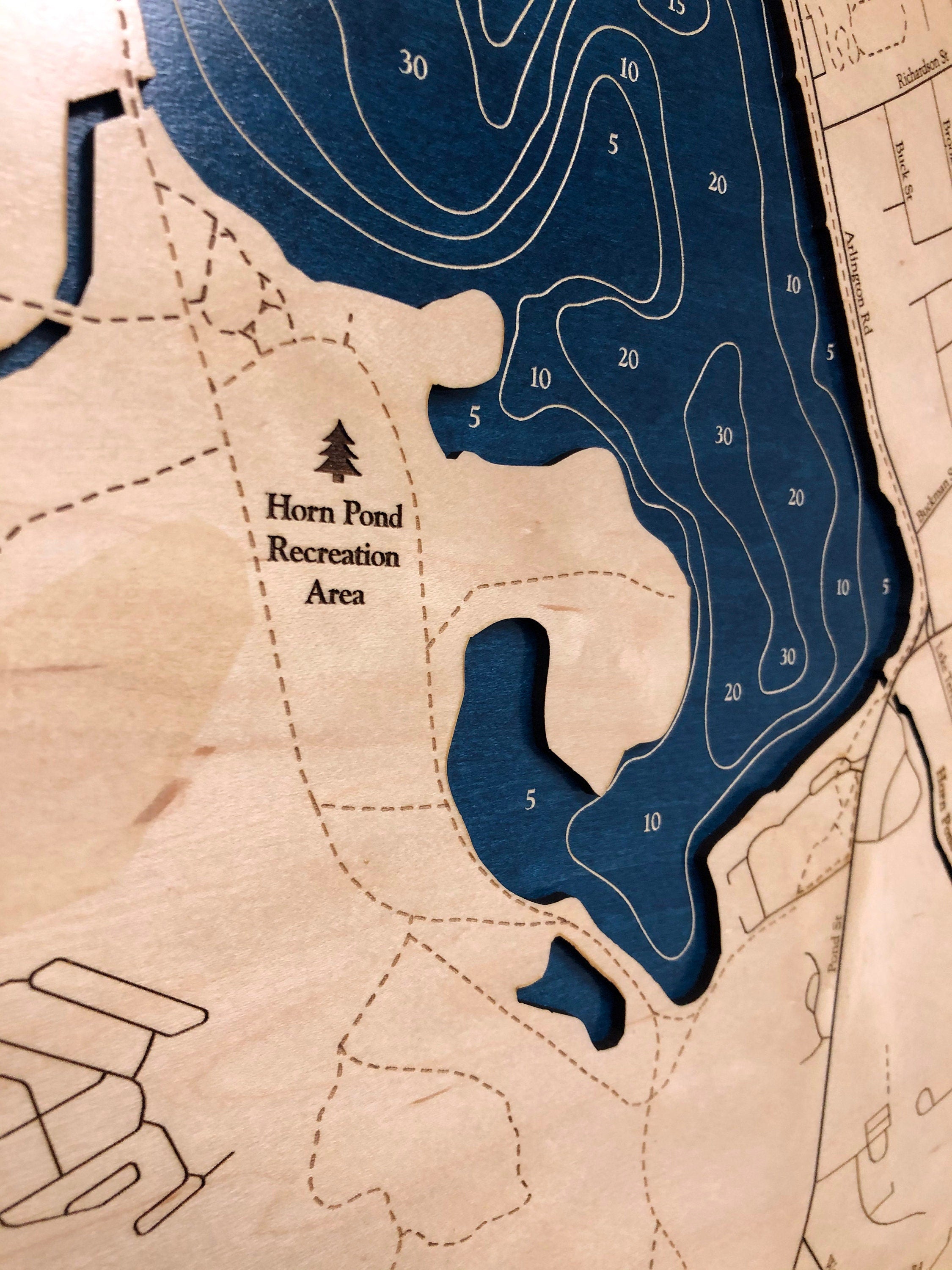 Horn Pond Map