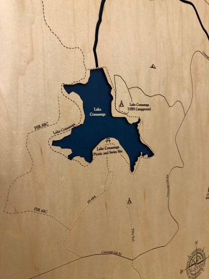Conasauga Lake Map