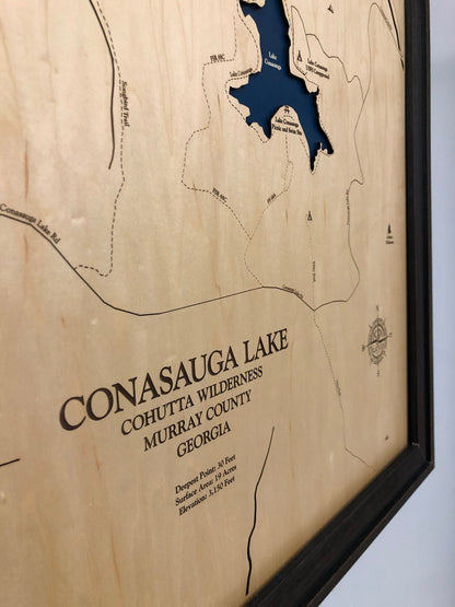 Conasauga Lake Map