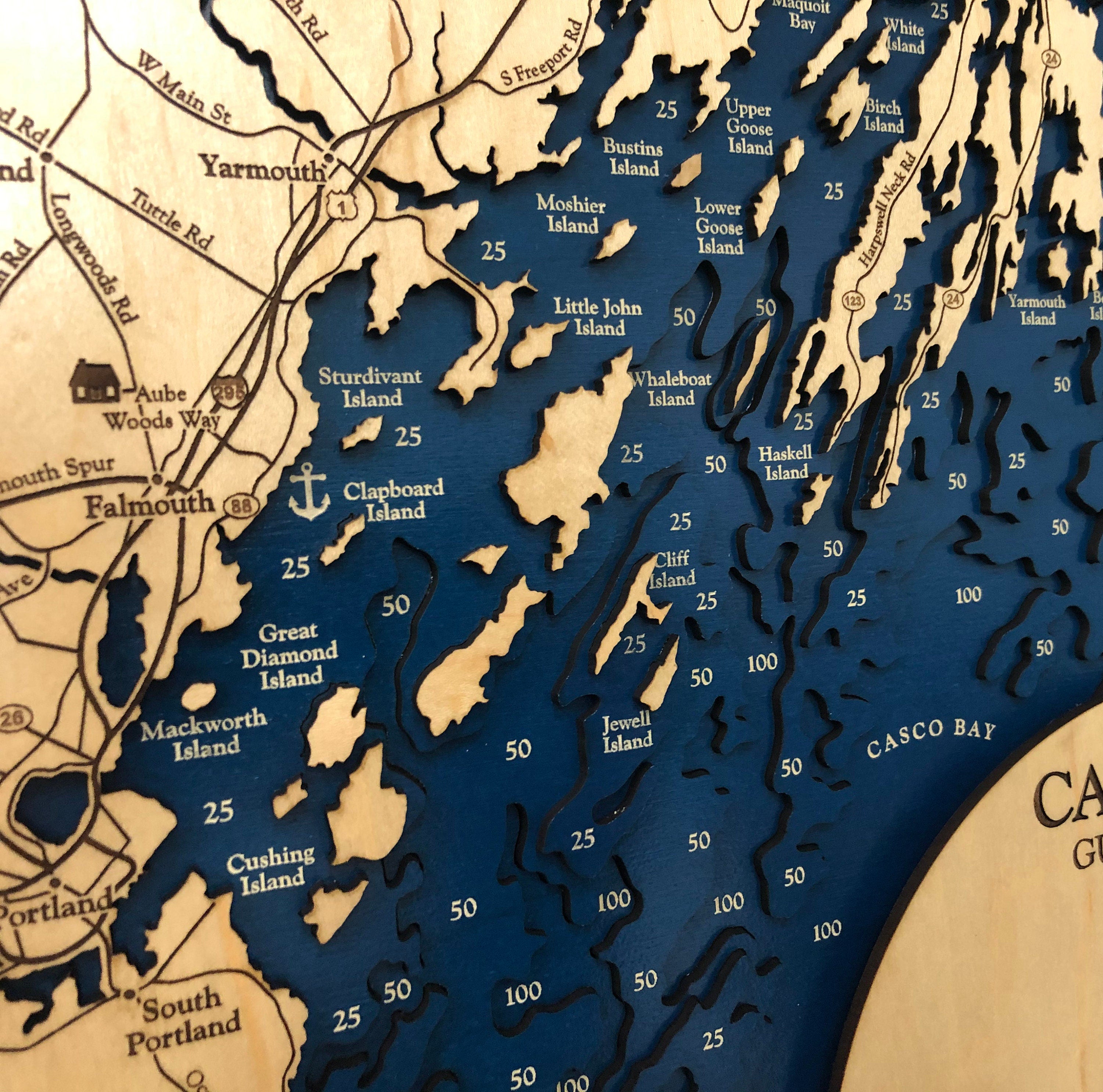 Casco Bay Map