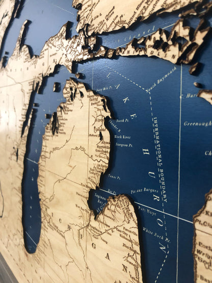 Great Lakes 1948 Map