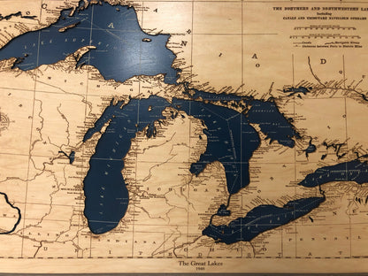 Great Lakes 1948 Map