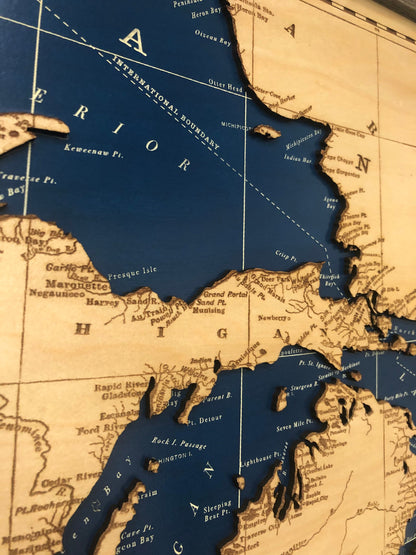 Great Lakes 1948 Map
