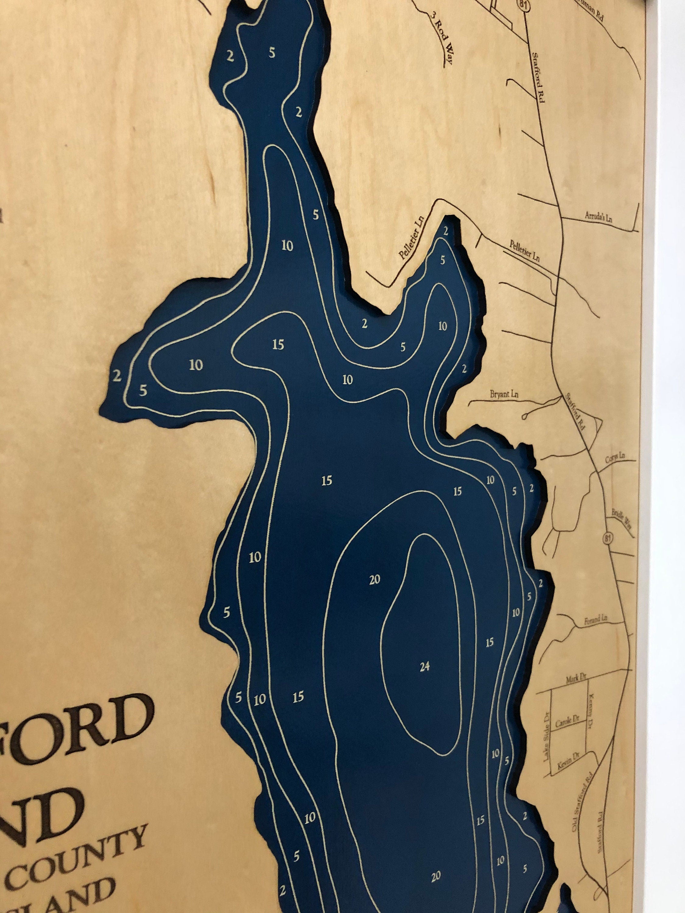 Stafford Pond Map