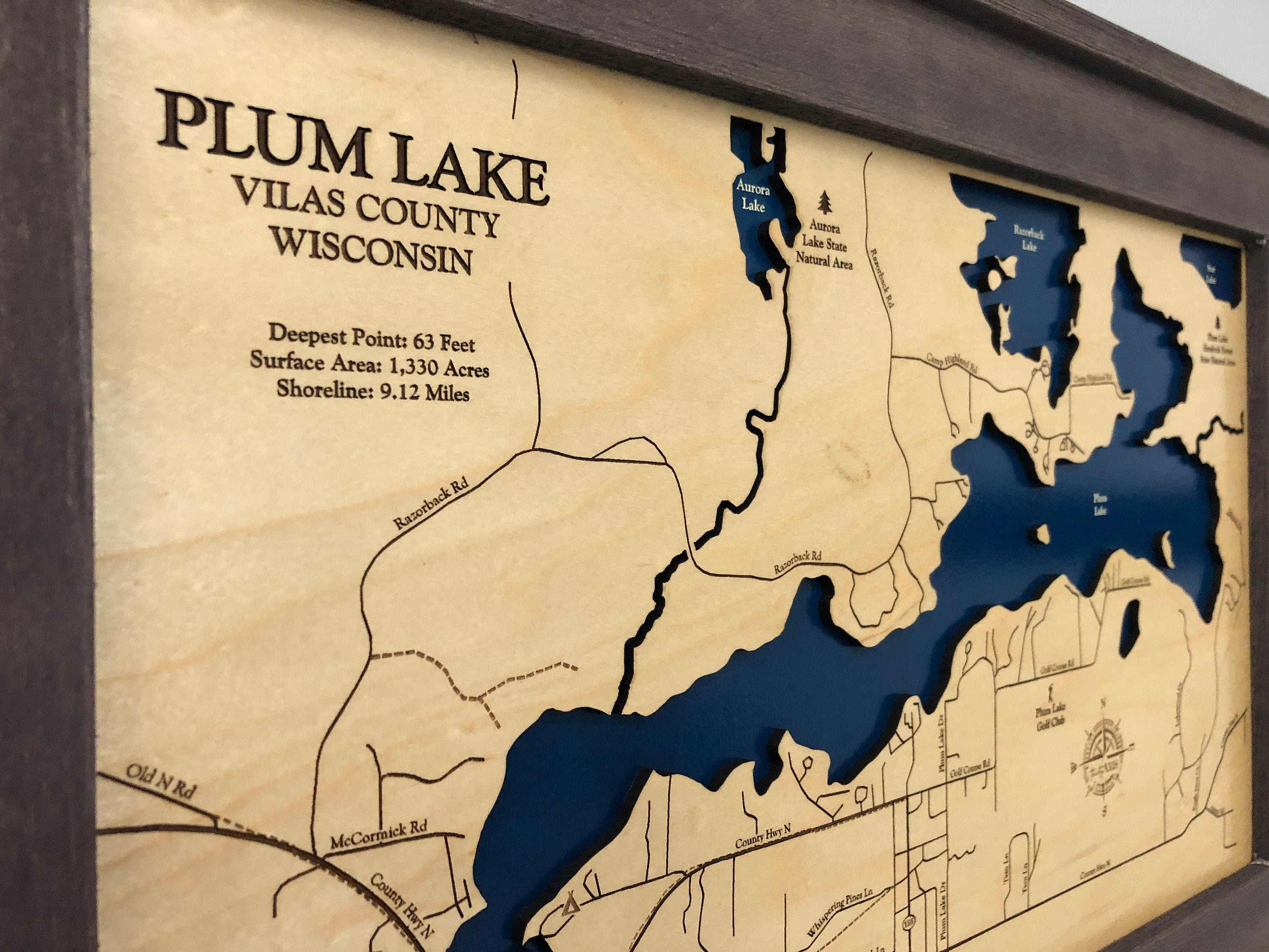 Plum Lake Map
