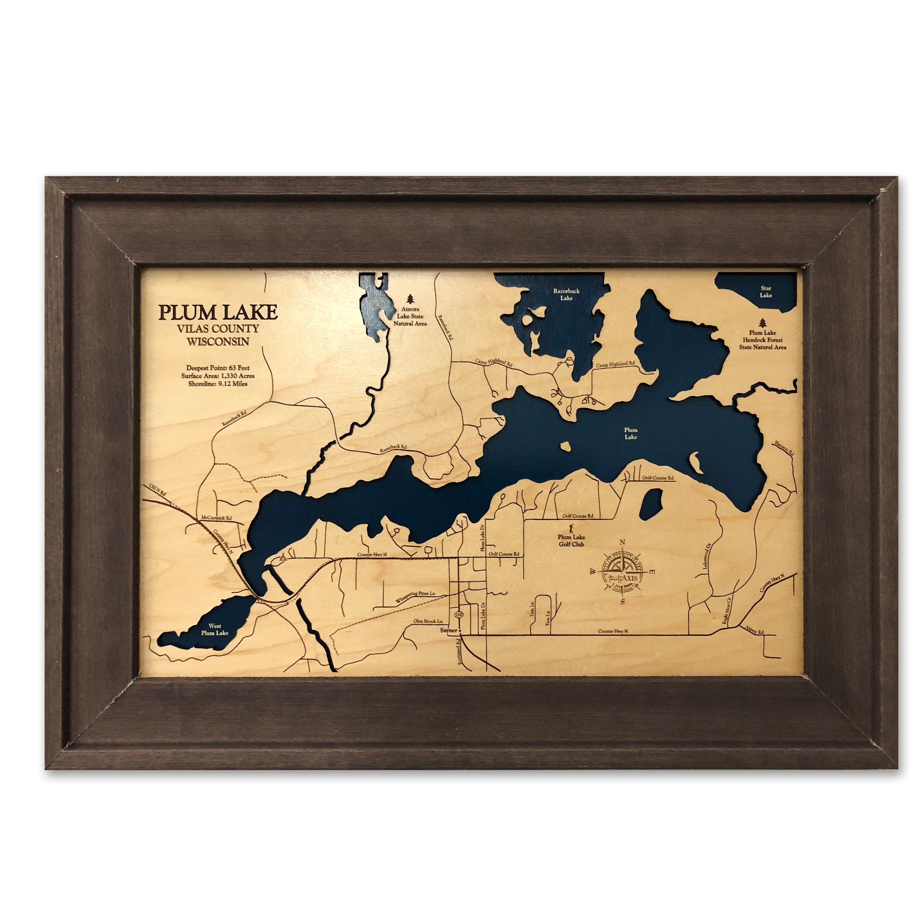 Plum Lake Map