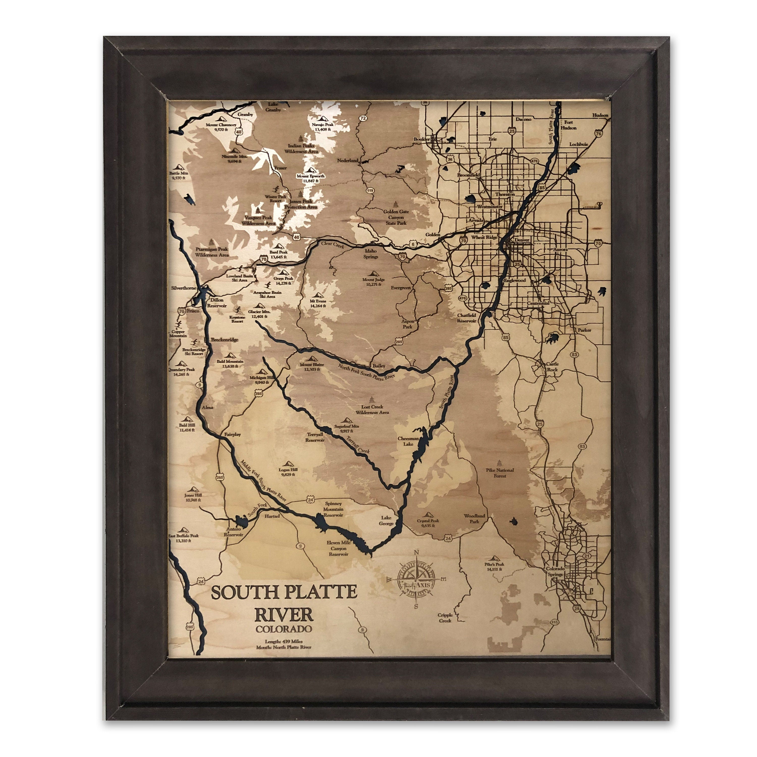 South Platte River Map