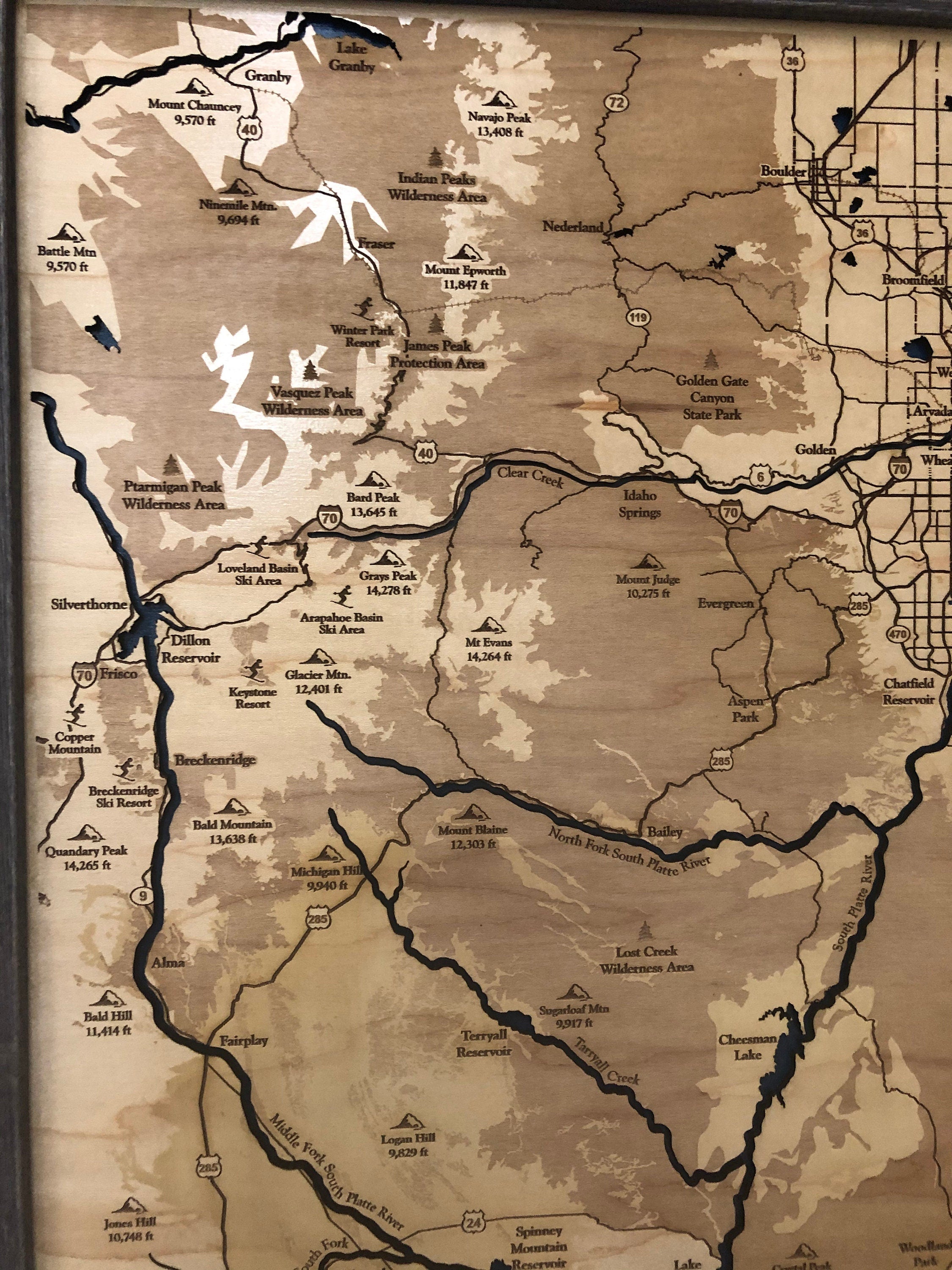 South Platte River Map