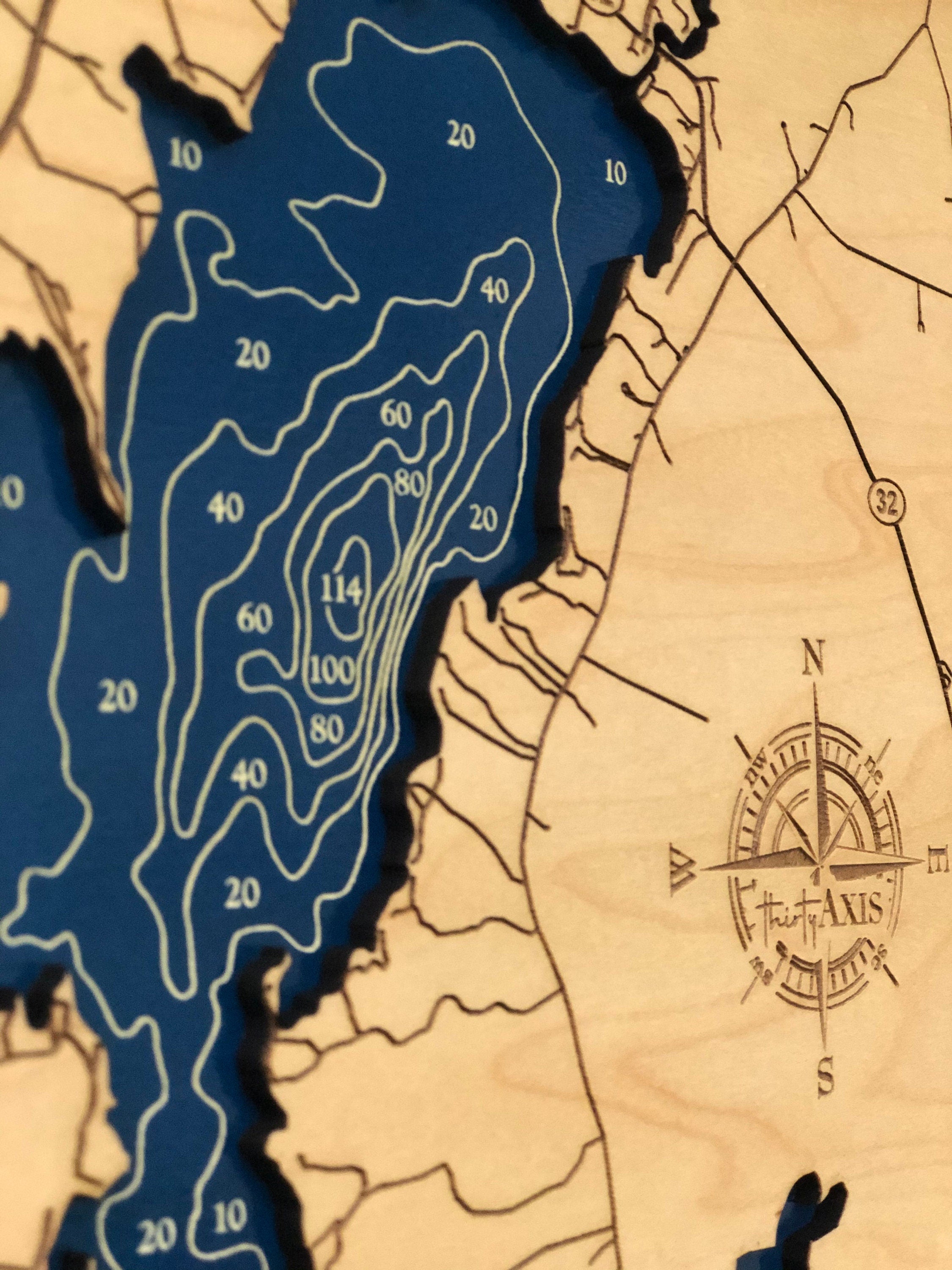 Bois Blanc Island Map