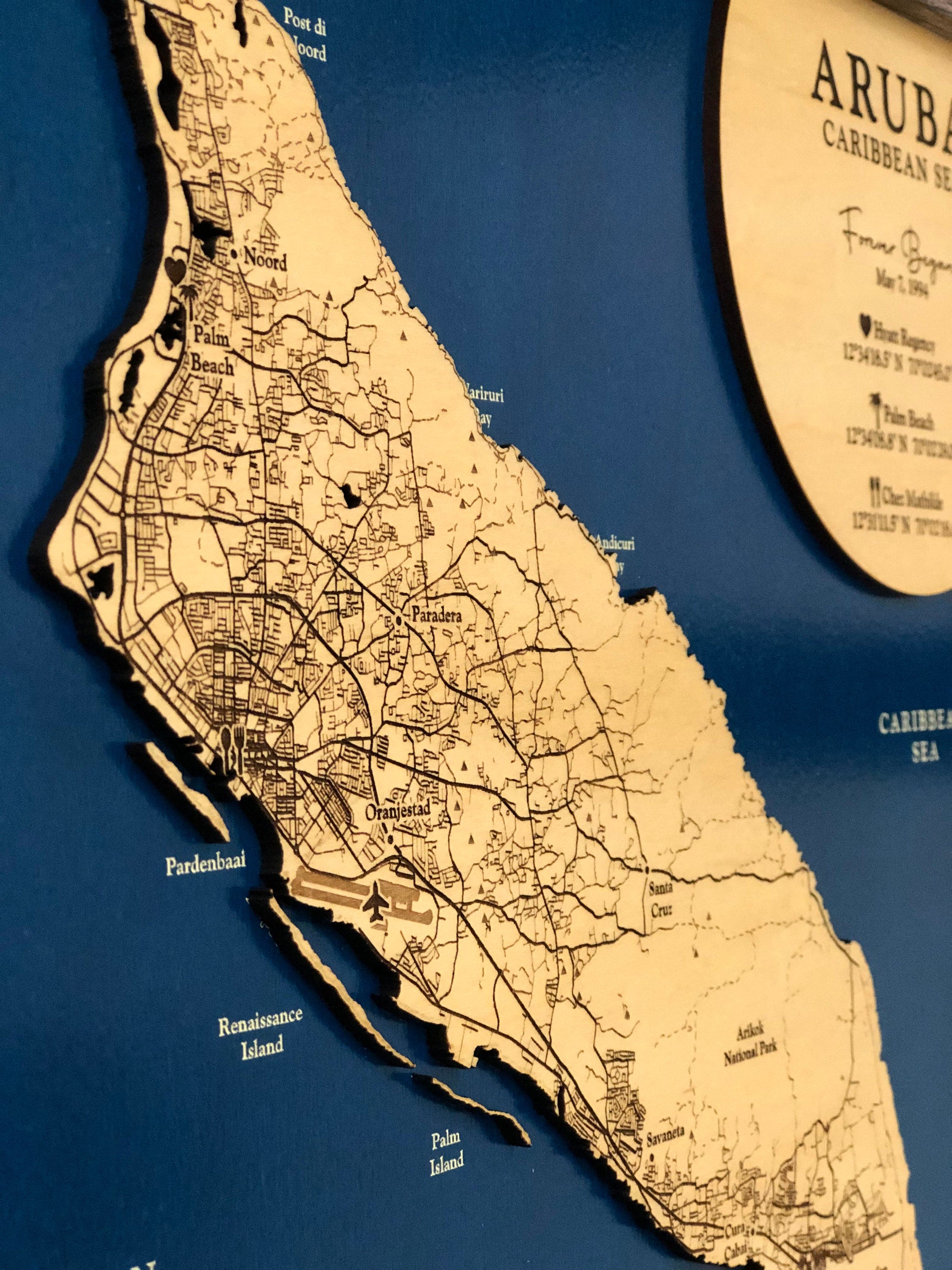 Aruba Map