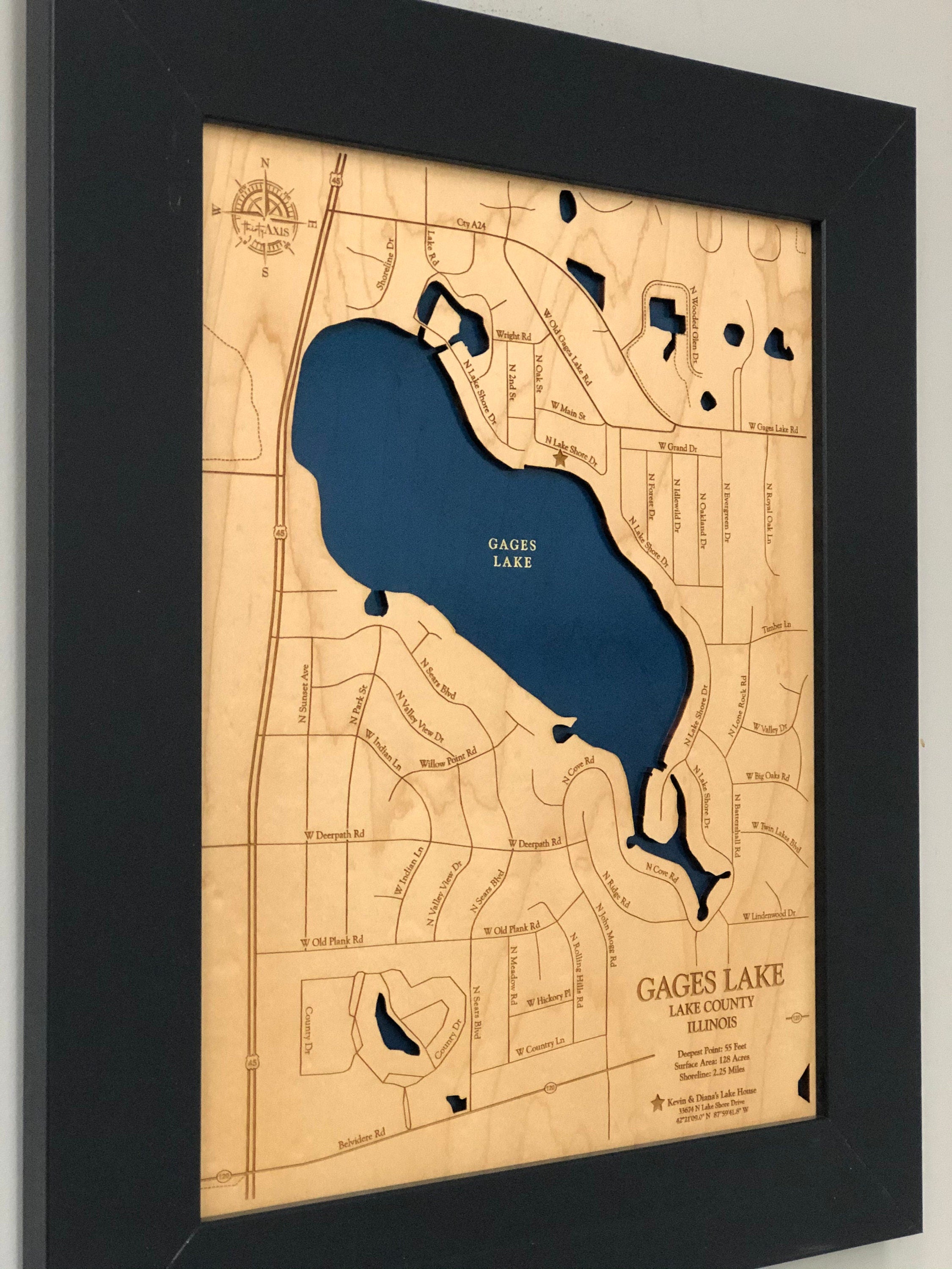 Gages Lake Map