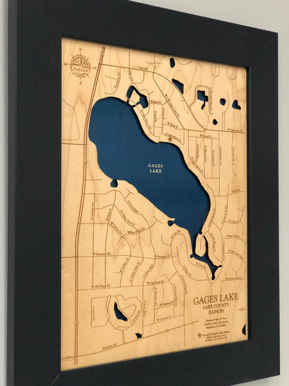 Gages Lake Map