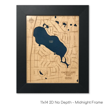 Gages Lake Map
