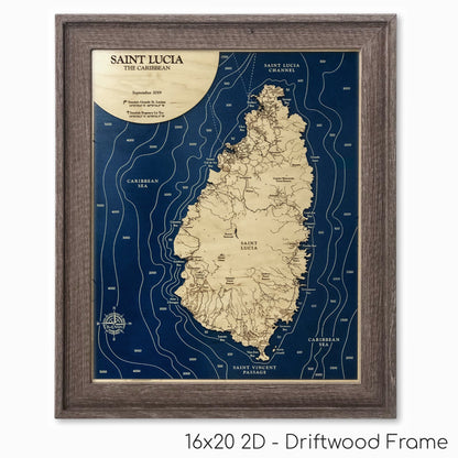 St Lucia Map