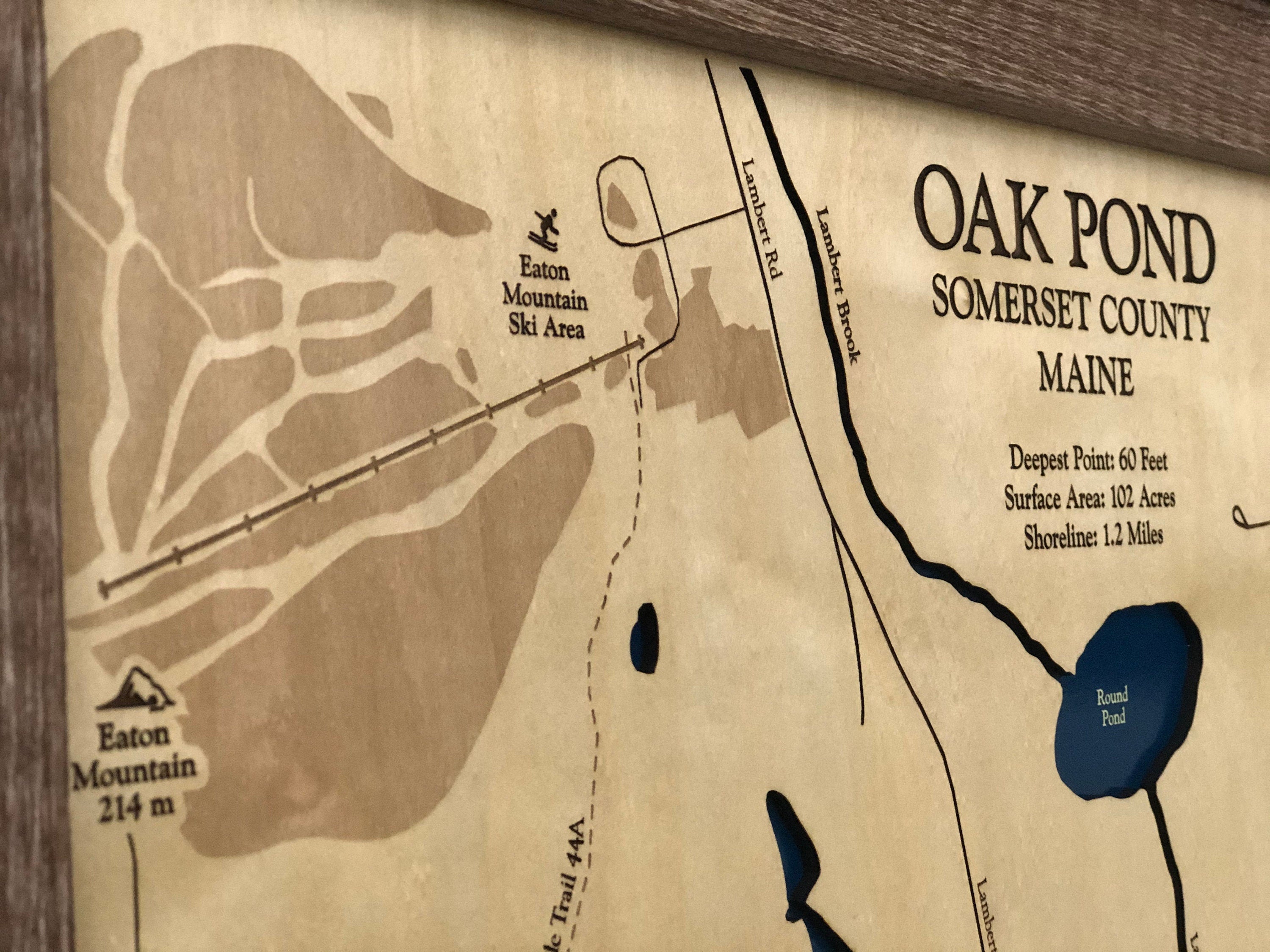 Oak Pond Map
