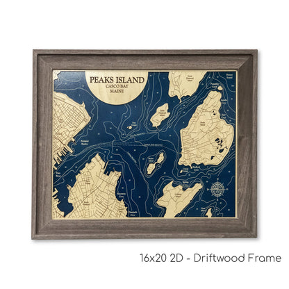 Peaks Island Map