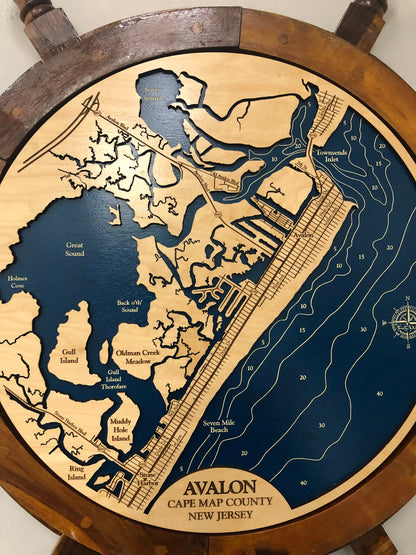 Avalon New Jersey Map