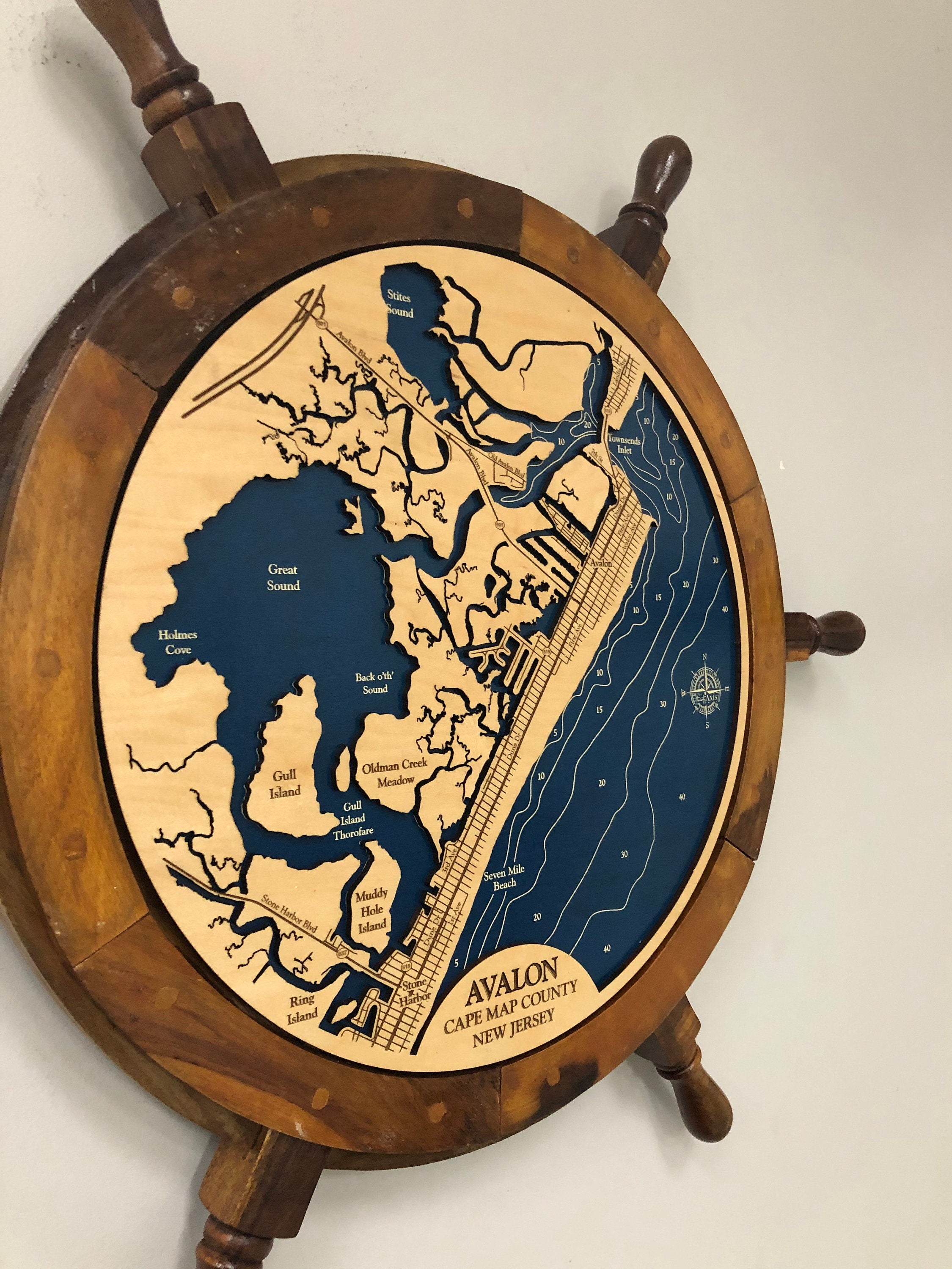 Avalon New Jersey Map