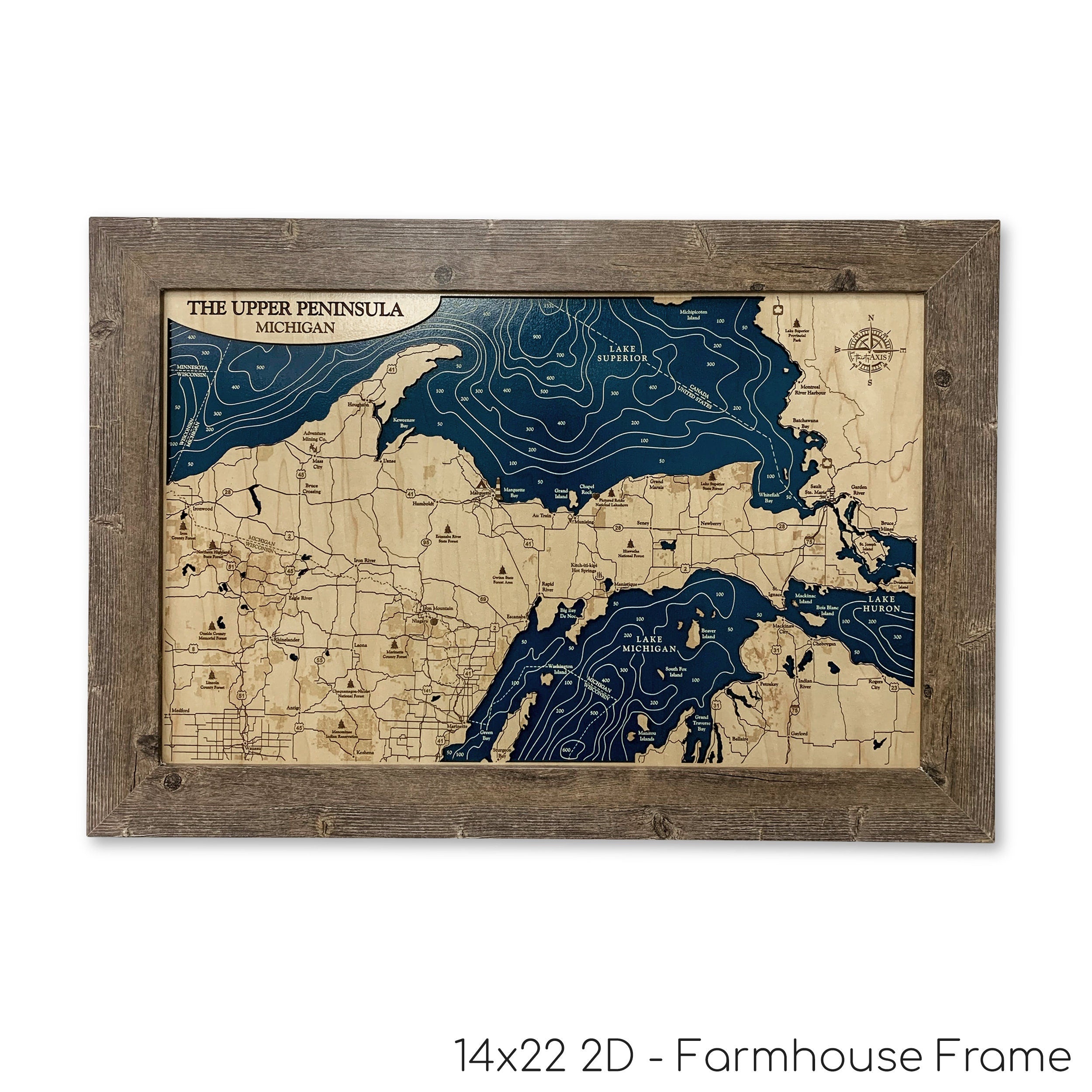 Upper Peninsula Map