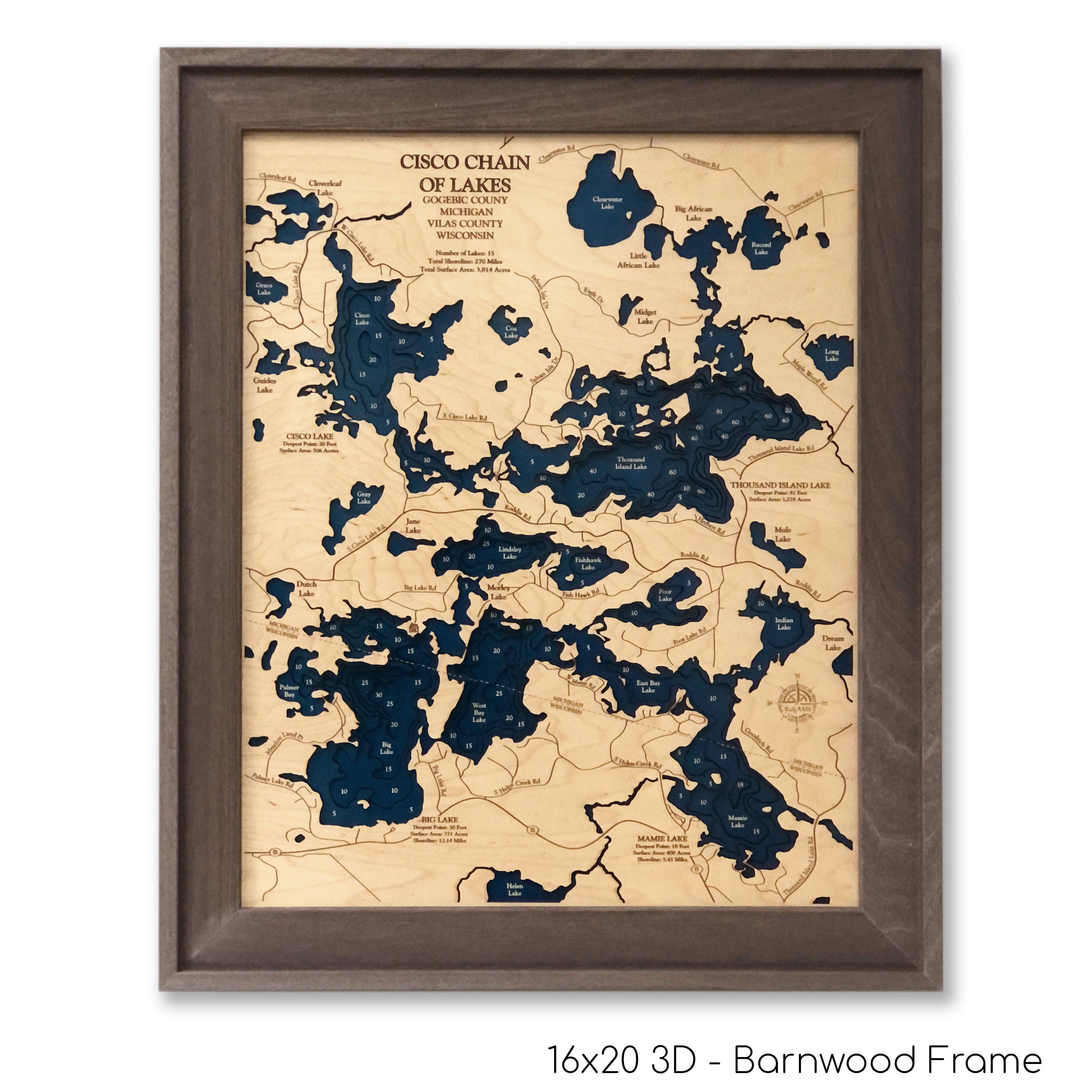 Cisco Chain Of Lakes Map