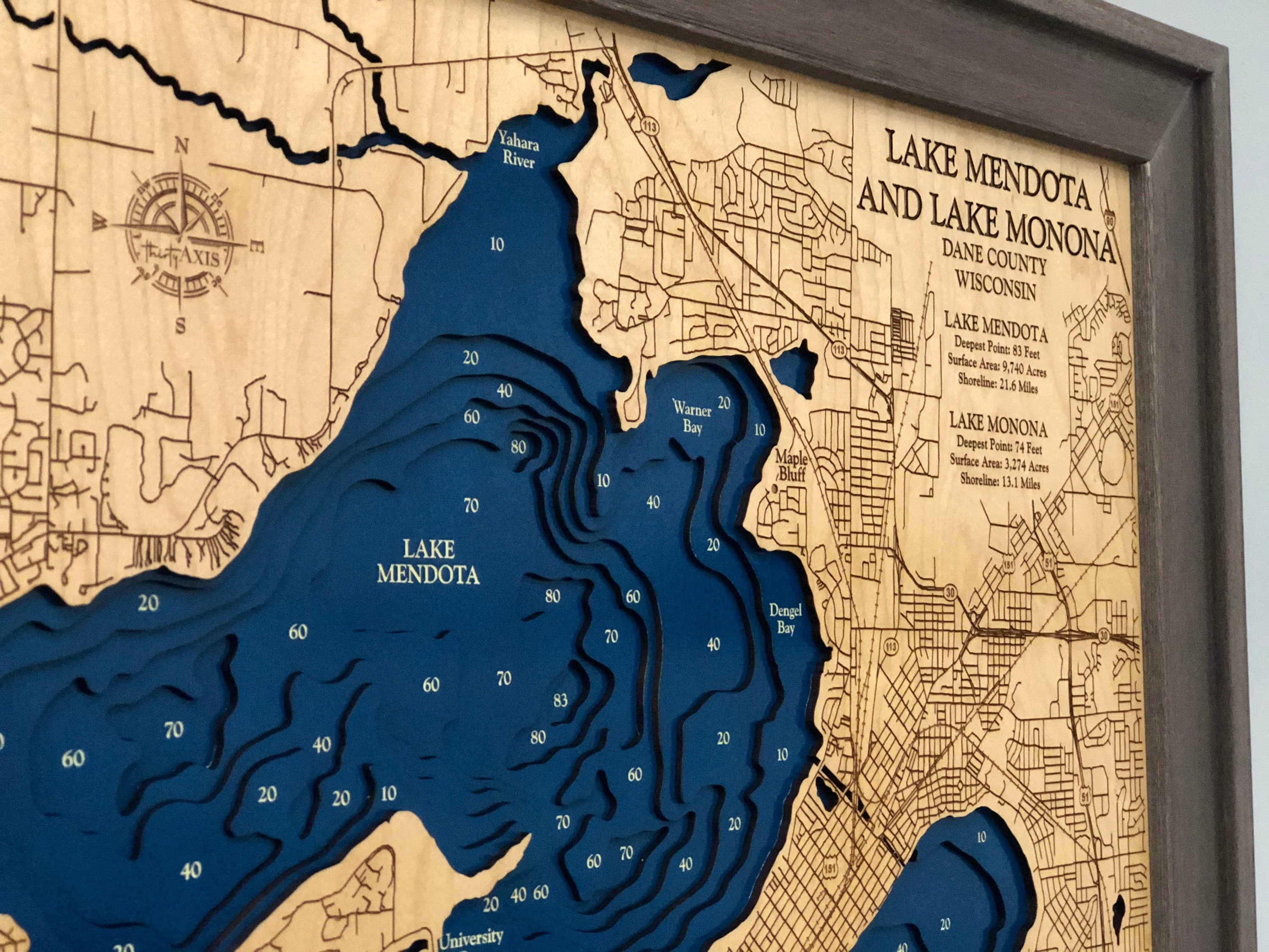 Lake Mendota + Lake Monona