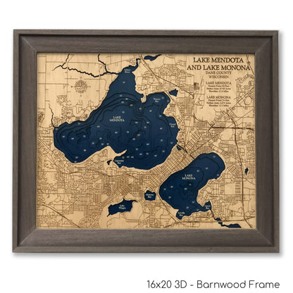 Lake Mendota + Lake Monona