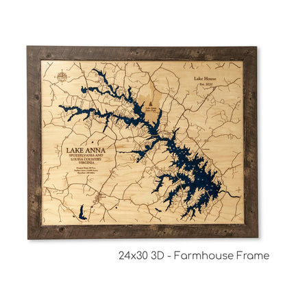 Lake Anna Map