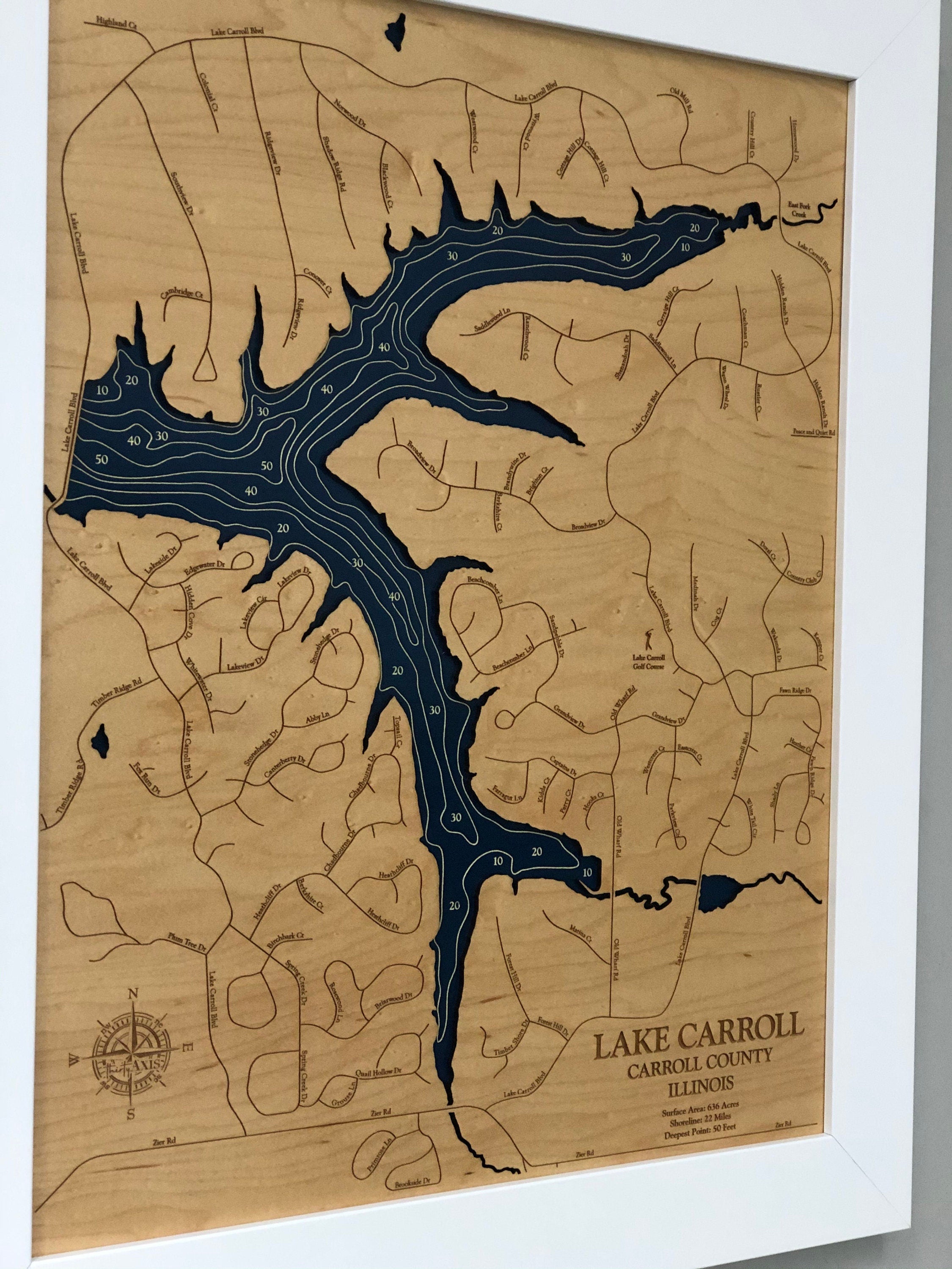 Lake Carroll Map