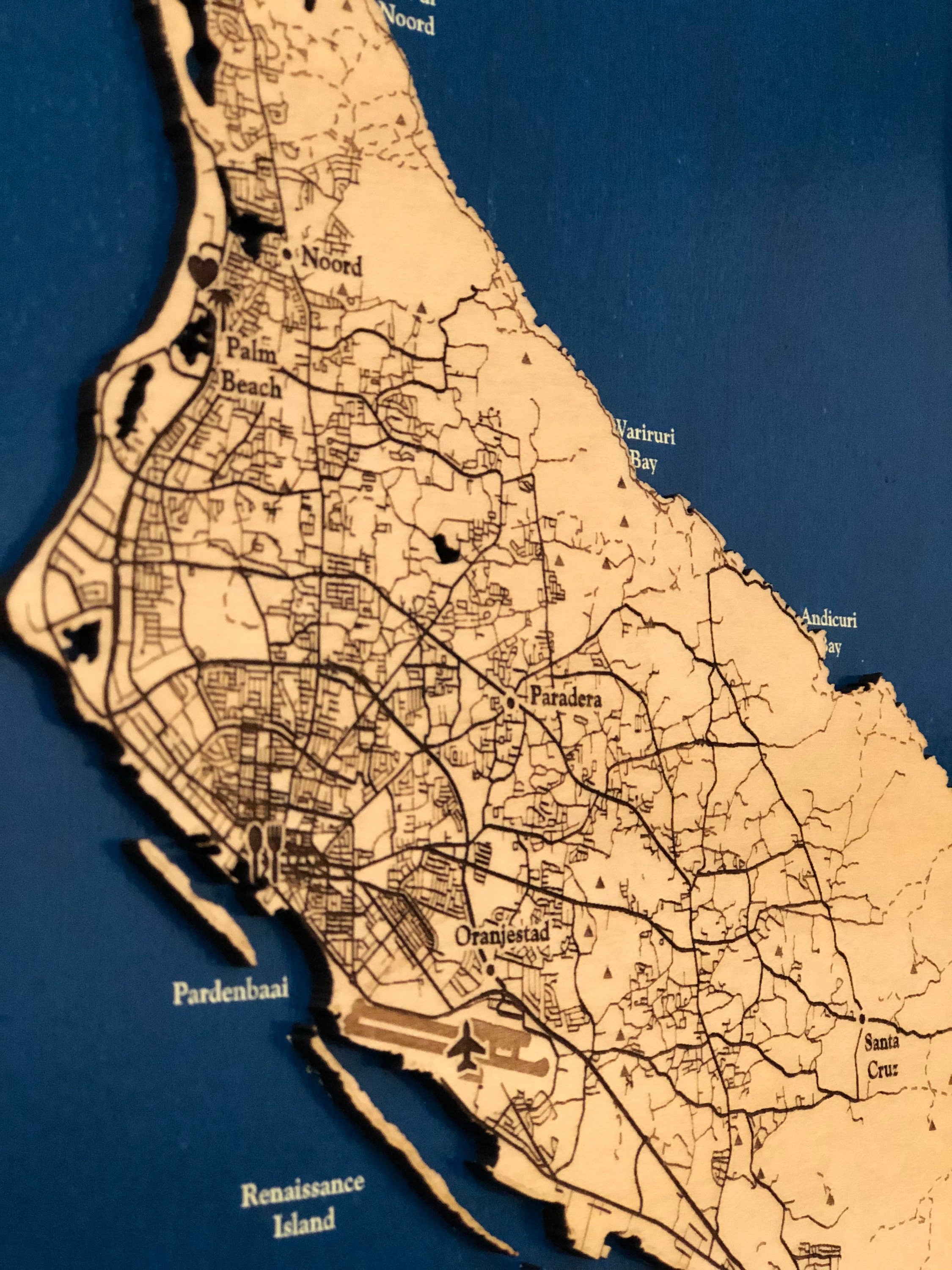 Aruba Map