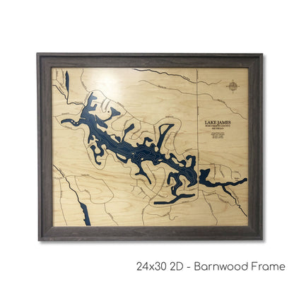 Lake James Map