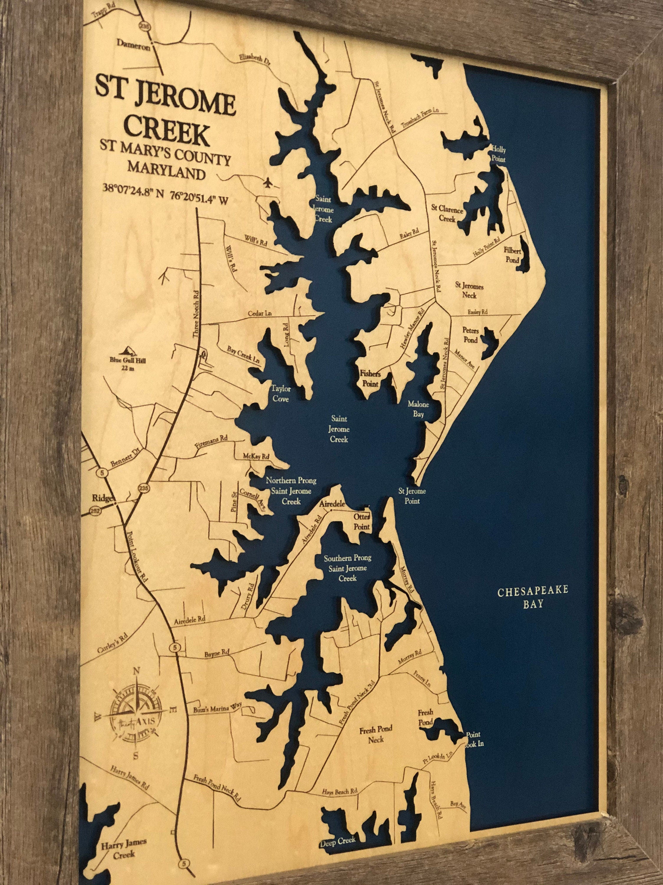 St Jerome Creek Map