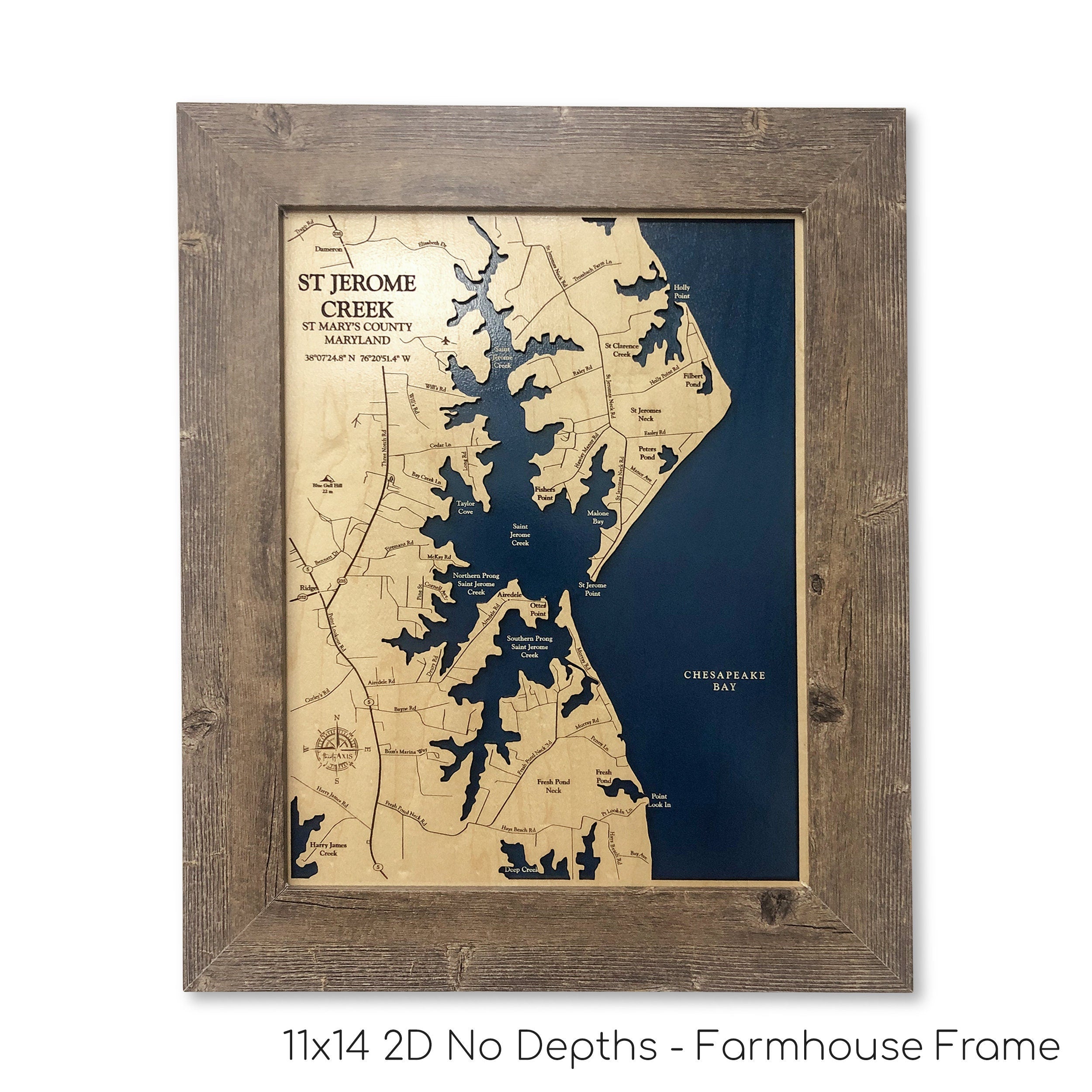 St Jerome Creek Map