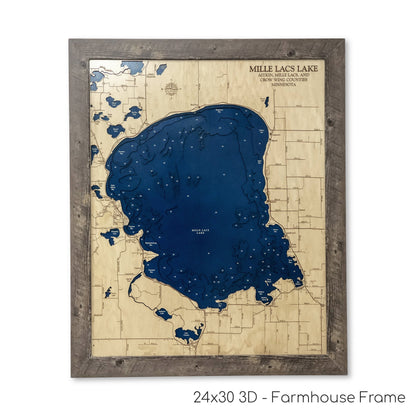 Milles Lac Lake Map