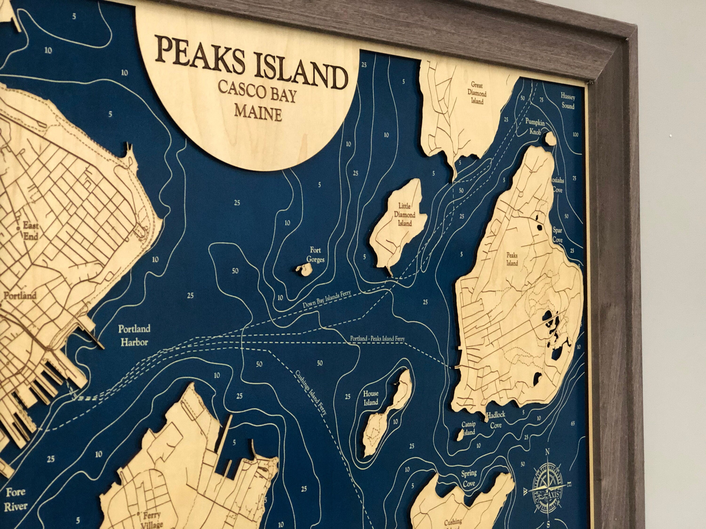 Peaks Island Map