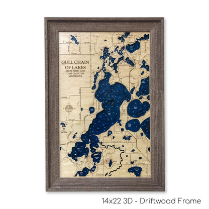 Gull Chain of Lakes Map