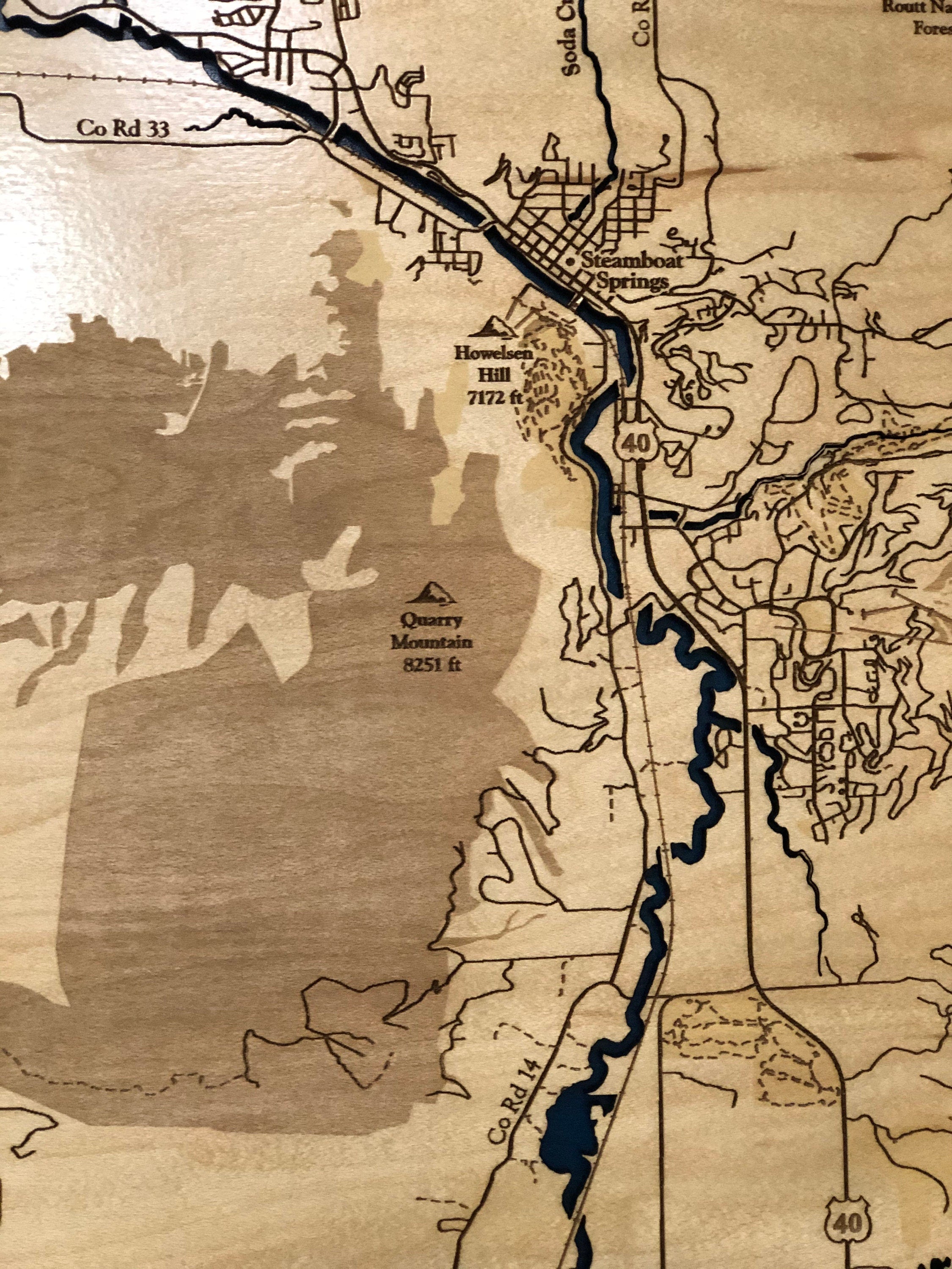 Steamboat Springs Map