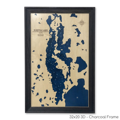 Susitna Lake Map