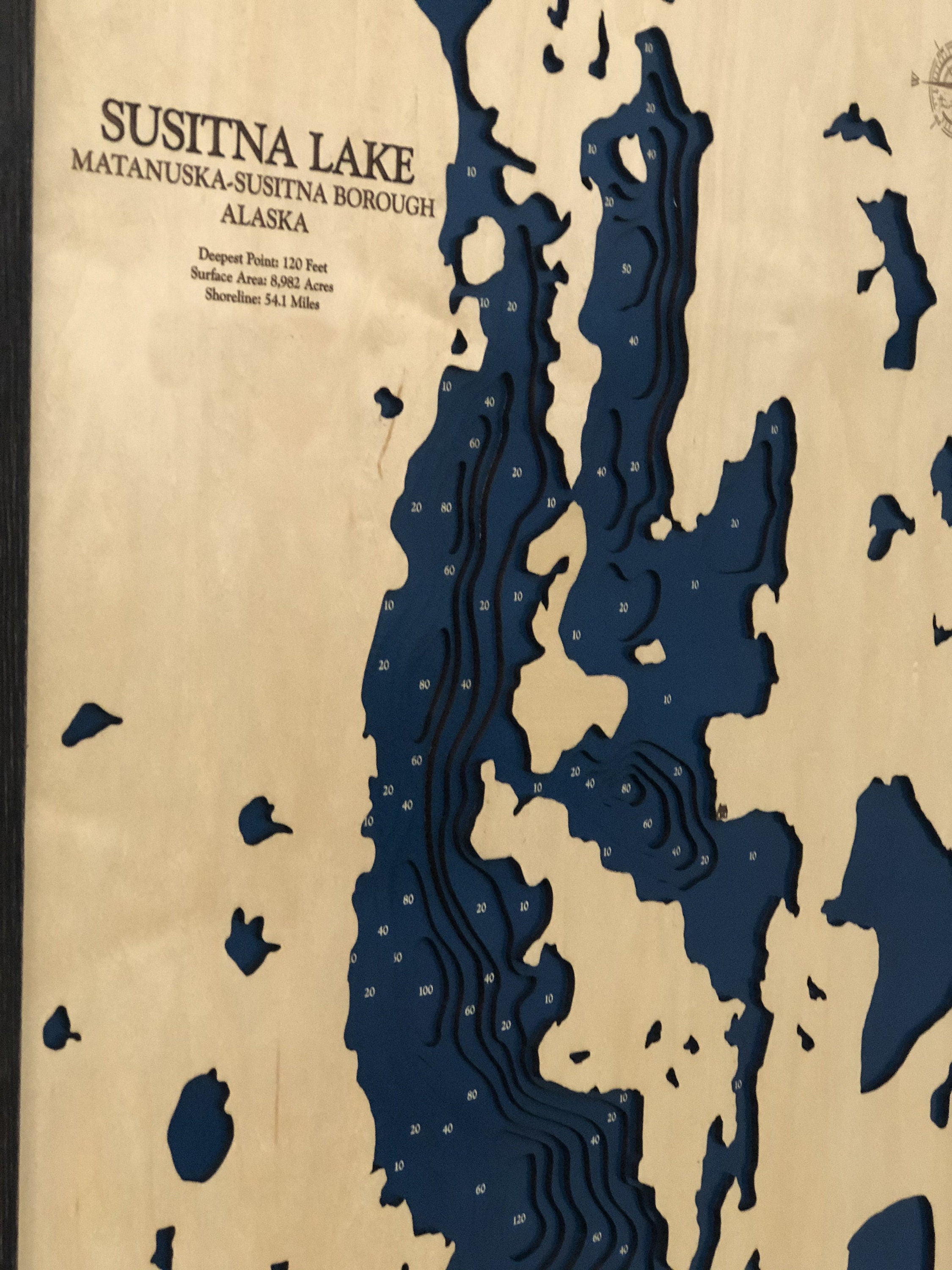 Susitna Lake Map