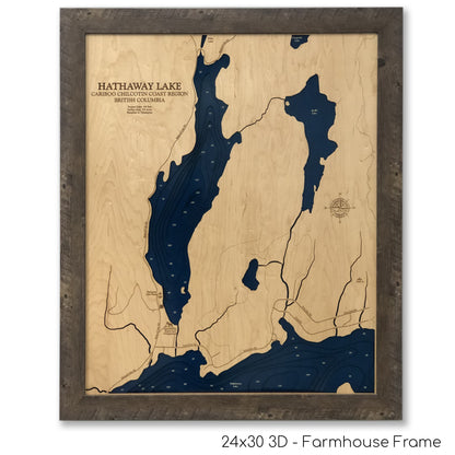 Hathaway and Sulfurous Lakes