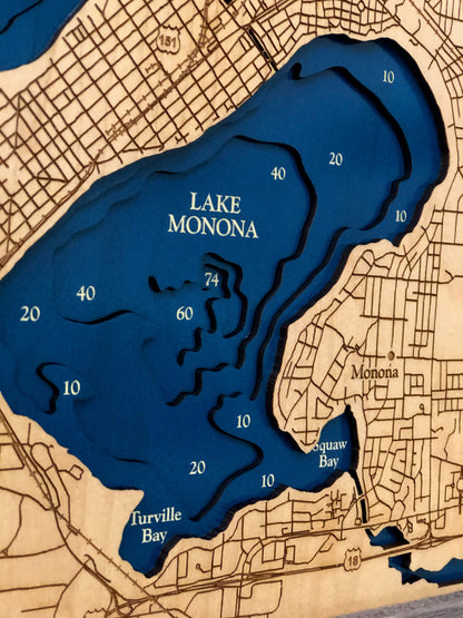 Lake Mendota + Lake Monona