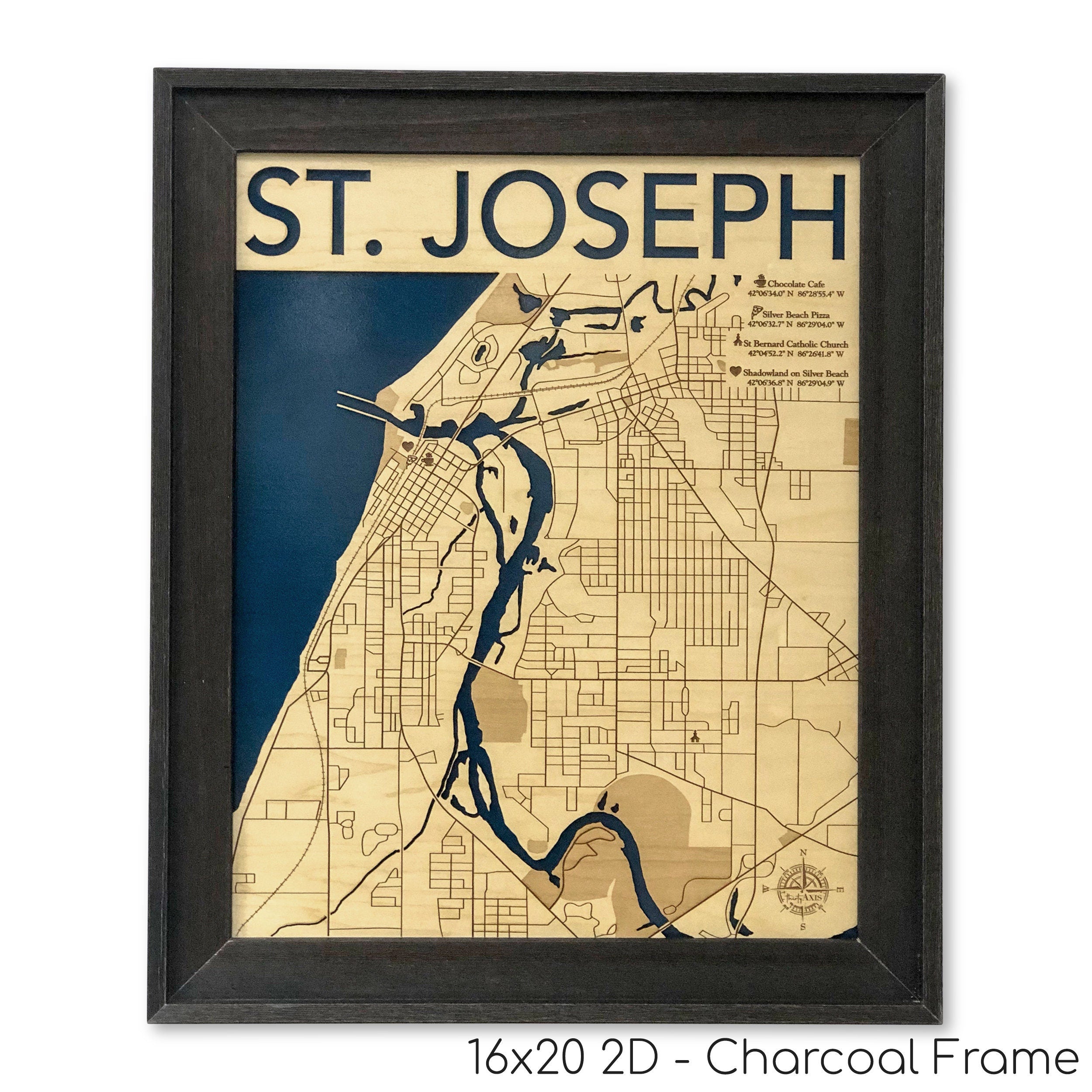 St. Joseph Wood City Map