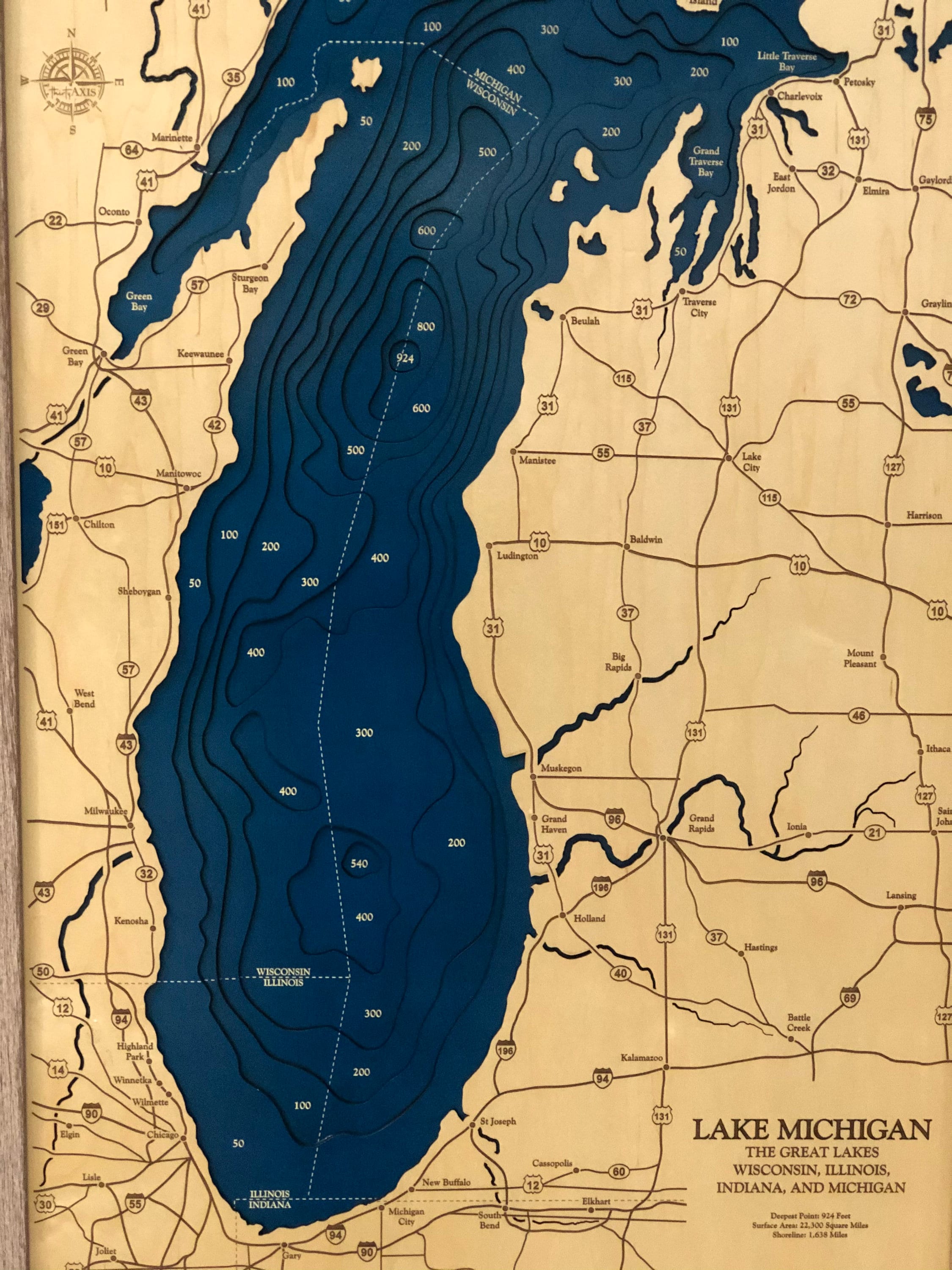 Lake Michigan Map