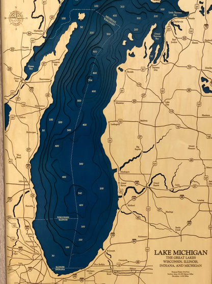 Lake Michigan Map