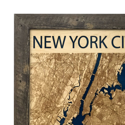 New York City Wood Map