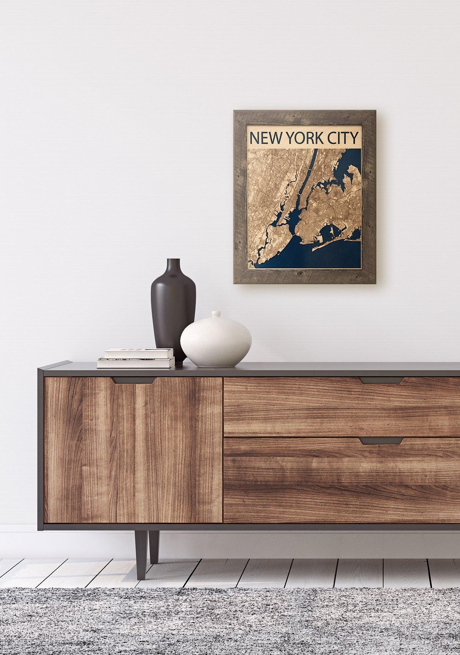 New York City Wood Map