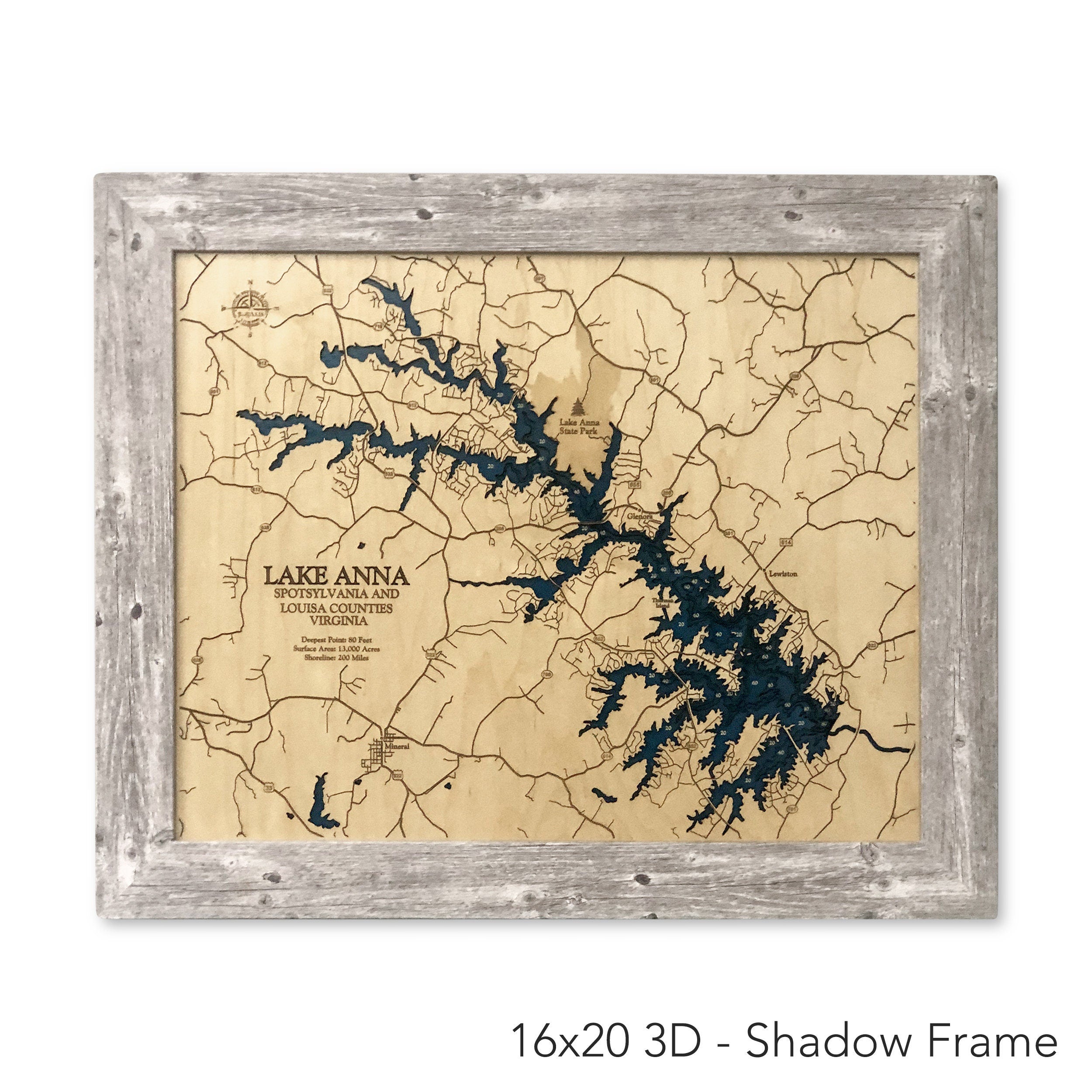 Lake Anna Map